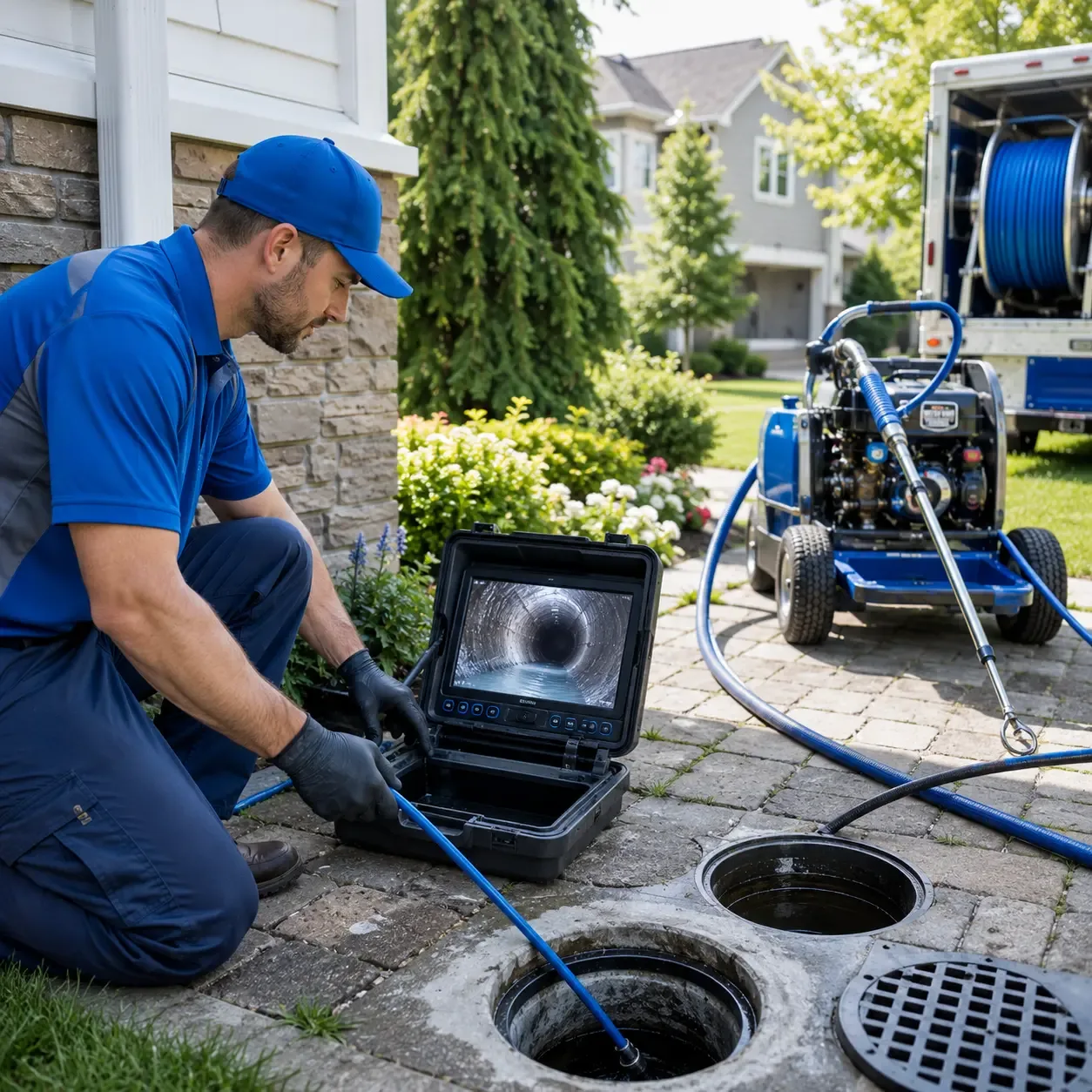 Outdoor drain cleaning professionals serving Lakehurst, NJ